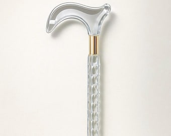 Personalized Acrylic Walking Cane: Custom Handmade Walking Stick