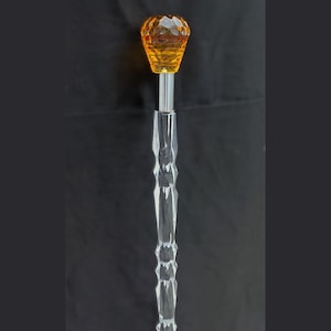 Orange Acrylic Walking Cane – Custom Walking Stick for Men & Women