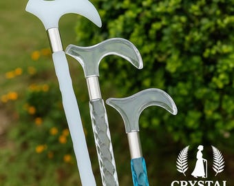 Luxury Acrylic Walking Cane for Women | Elegant Mobility Aid