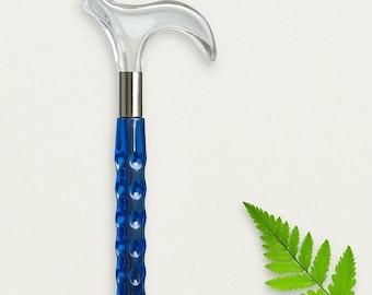 Elegant Luxury Walking Cane – Clear Acrylic with Diamond Handle
