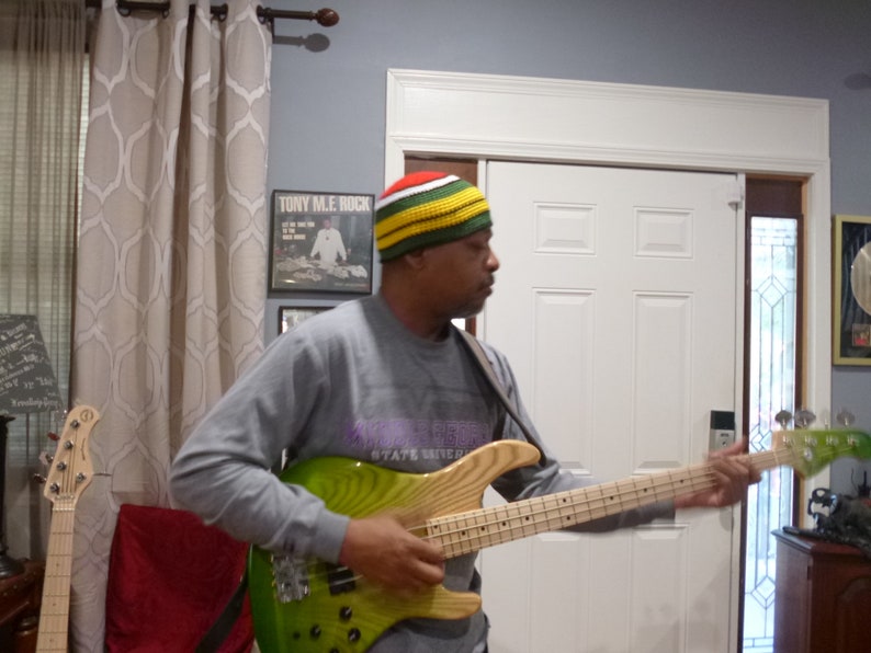 Jaco Pastorius Inspired Colorful Beanie Number 529021 For Your Bass Player Boyfriend
