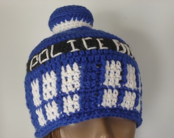 Police Box A lil bit of geekery Tardis  Inspired  Hat