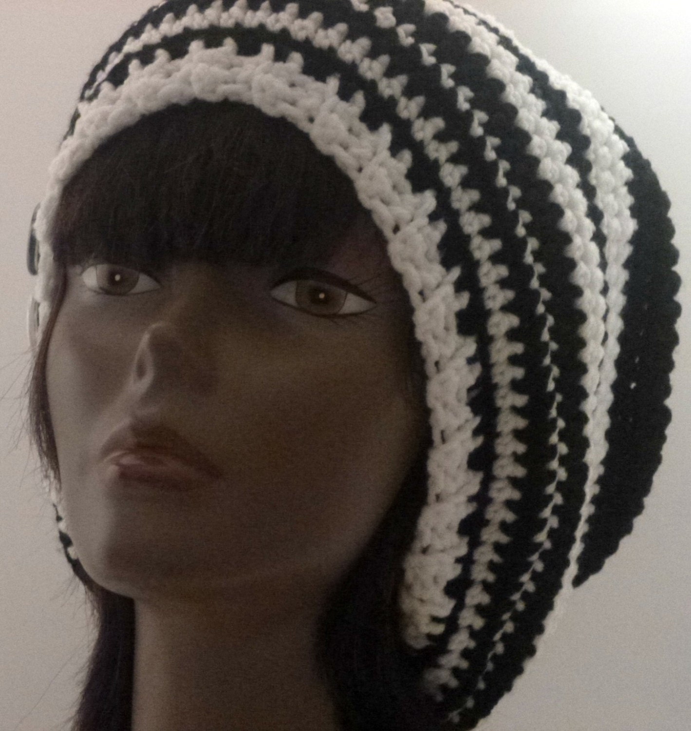 I Love New York Brooklyn Nets OOAK Womens Mens Crochet Slouch Hat Gift Under 50 Dollars Etsy