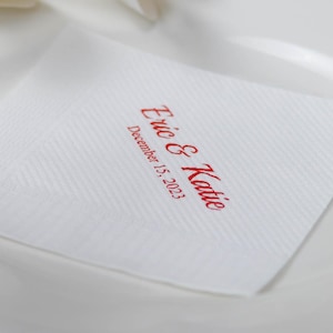 Personalized cocktail Napkins | Custom Napkins | Wedding Reception Napkins | printed Napkin | Rehearsal Dinner | Modern Personalized Napkins