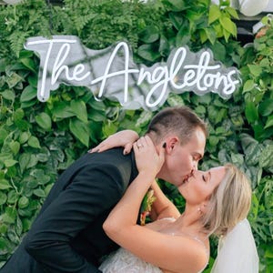 Custom Neon Sign Wedding Personalized Neon Name Sign Wedding Decor, Neon Sign Custom led Wedding Neon Sign, Personalized Gifts, Wall Decor