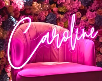 Custom Neon Sign,Last Name Neon Signs,LED Neon Sign,Neon Sign Light,Neon Bedroom Sign,Neon Sign Bar,Wedding signs,Birthday Gift,Gift for her