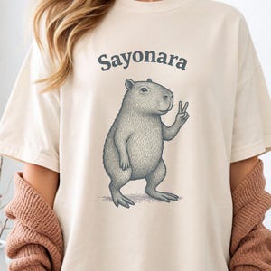 Funny Capybara Animal shirt, End of Year Teacher Shirt, Retro Animal Graphic Shirt, Farewell Tshirt, Last Day of School Shirt for Teachers