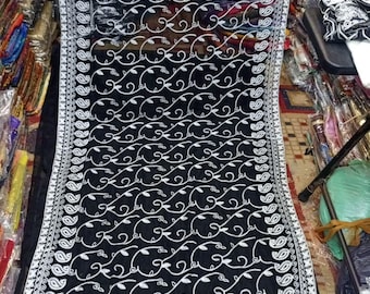 Pakistani Nikkah Dupatta: Embroidered Wedding Veil