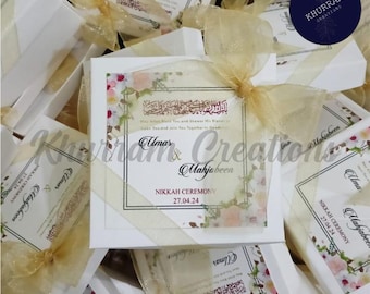 Personalized Wedding Bid Box: Elegant Custom Decor