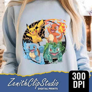 Video Game Clipart PNG | Popular Game Characters | Game Digital Download | Starter Friends Gaming Art | Gamer Sublimation Design