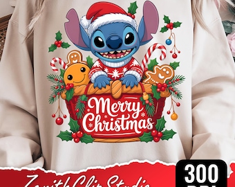 Merry Christmas PNG: Holiday Shirt Design (Digital Download)