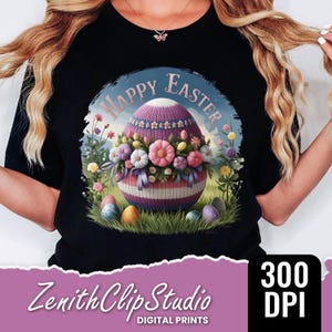 Easter Egg PNG | Cute Easter Clipart | Spring Holiday Graphics | Easter Digital Design | Festive Easter PNG for Sublimation