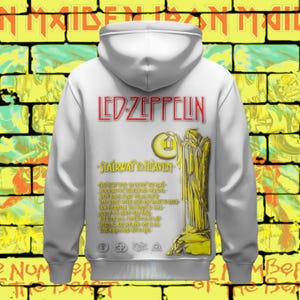 2 Sided Adult Men, Women Unisex Led Zeppelin Stairway To Heaven Hoodie