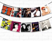 80s Album Cover Banner: Printable Party Decorations (Digital Download)