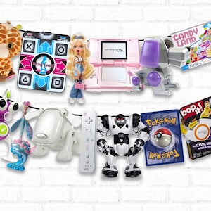 2000&#39;s Party Banner || 2000&#39;s Toys || Y2K Party Decor || Printable 00&#39;s Party Decorations Props || Birthday Bunting Display || Nostalgia