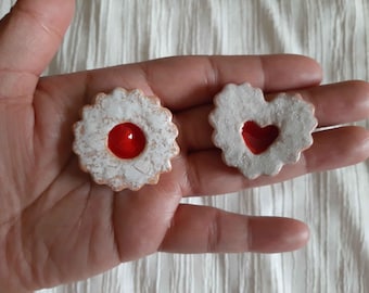 Linzer Cookie Magnet | Cookie Magnet | Food Magnet