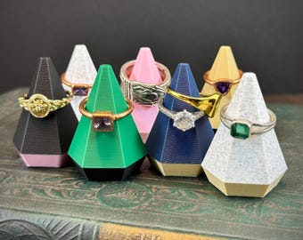 Ring Cone - Ring Display - Ring Stand - Ring Holder - Jewelry Storage