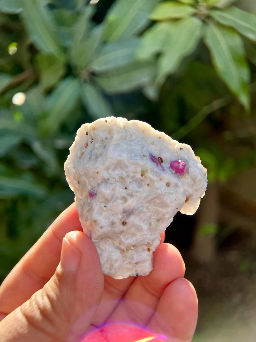 Natural Pink Ruby Specimen From Hunza Mine, Pakistan -63 Grams - Etsy