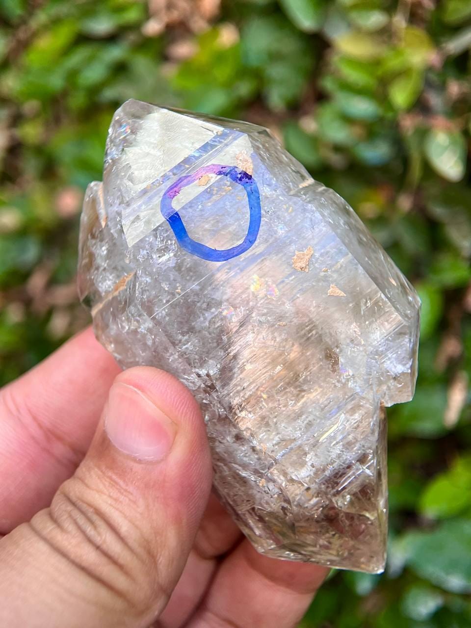 Enhydrous Enhydro Bubble- MOVING Enhydro Crystal - Somky Quartz Enhydro - Raw ...