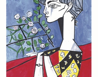 Pablo Picasso “jacqueline With Flowers” Signed & Hand-numbered