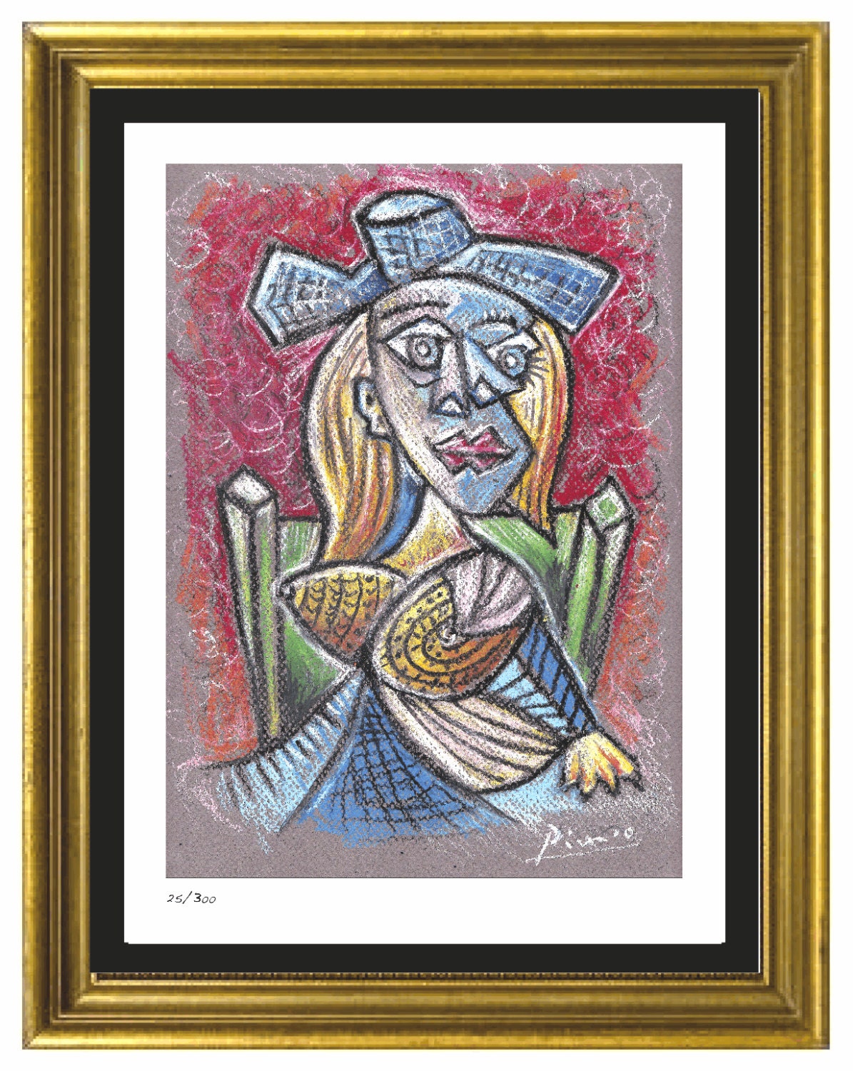 Picasso seated woman - Etsy 日本