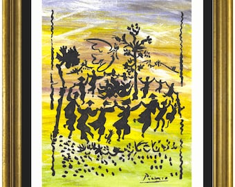 Pablo Picasso “Long Live Peace” Signed & Hand-Numbered Limited Edition Lithograph Print (unframed)