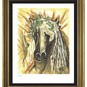 Salvador Dali &quot;The Horse Of Spring&quot; Signed & Hand-Numbered Limited Edition Lithograph Print (unframed)