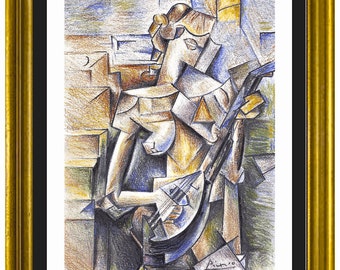 絵画 リトグラフ パブロ・ピカソ『ダンス』Pablo Picasso