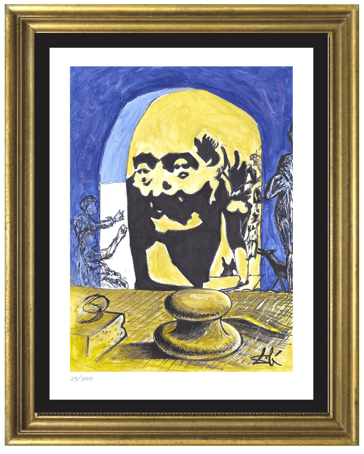 サルバドールダリ サルバドール・ダリ 愛の勝利 絵 絵画 サイン 海外