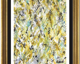 Jackson Pollock “Winter Rhythm” Signed & Hand-Numbered Ltd Edition Lithographic Print (unframed)