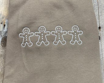 Gingerbread Christmas Sweatshirt Brown Savana Trendy Christmas Crewneck Winter Cozy Sweatshirt Christmas