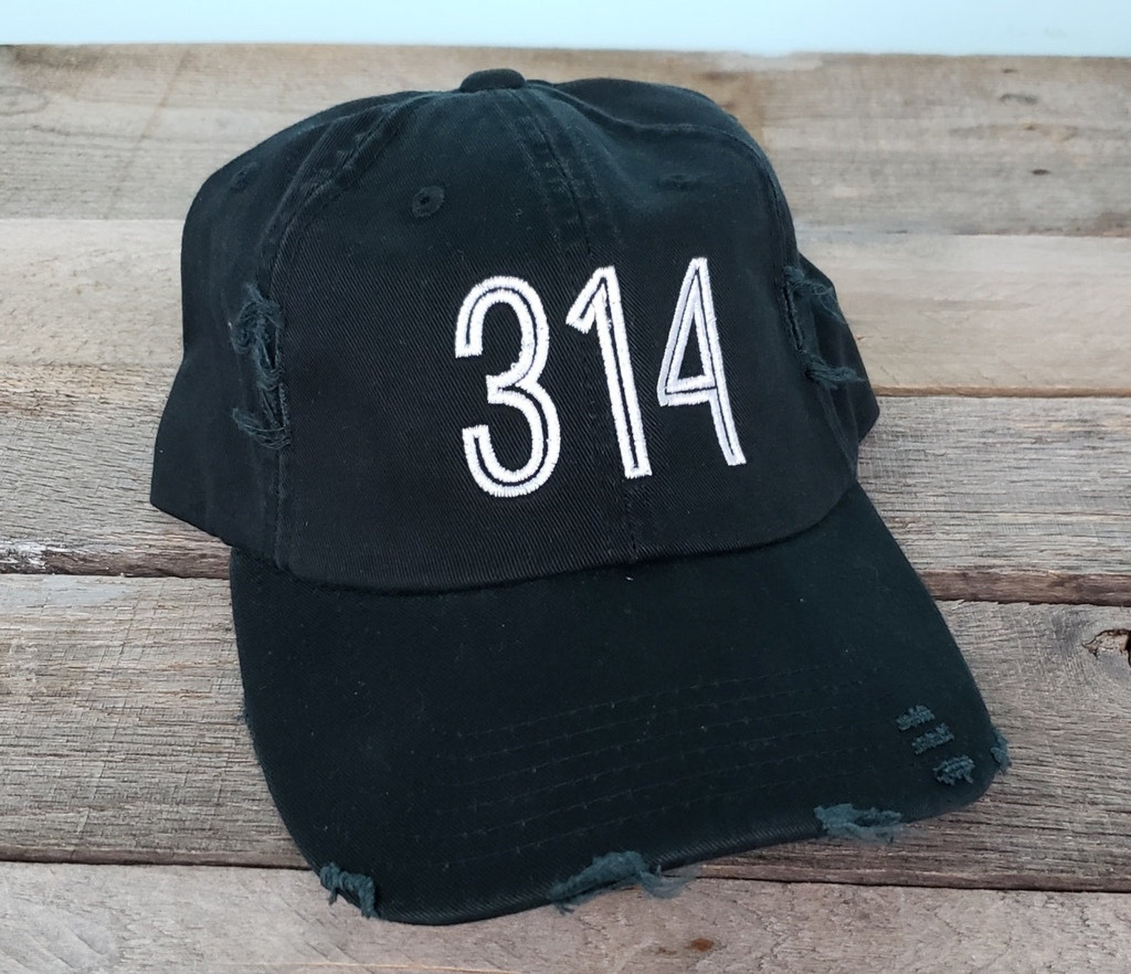 314 Area Code Distressed Baseball Hat St.louis Camo Airport Etsy
