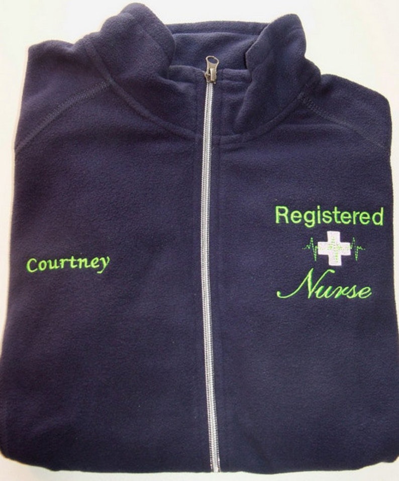 Registered Nurse Embroidered Fleece Jacket Jackets Coats Clothing Valresa Com Registered Nurse Embroidered Fleece Jacket Jackets Coats Clothing Valresa Com