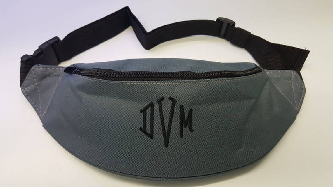 Monogrammed Fanny Pack Embroidered Hip Purse | Etsy