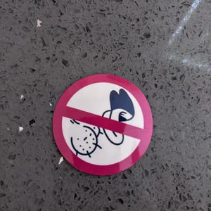 Grappige sticker helm voor de handelaar Blue Collar Humor Waterdicht UV-bestendig Duurzaam vinyl decal Geen zakjes likkend!