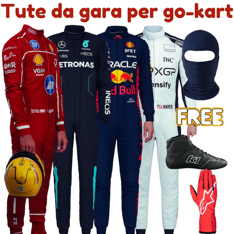 Fully Customized Racing Suit Kids Adults, Personalized Motorsport Suit Add Name Logo Flag, F1 Style Custom Karting Suit Men Women image 18