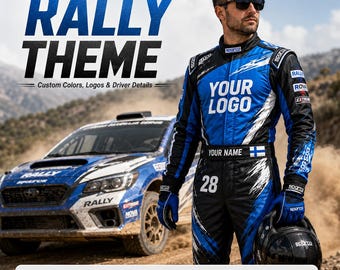 Custom Personalized Jumpsuit for Kids Adults, Name Number Logo Outfit, Custom Colors Motorsport Costume for Events Teams Cosplay