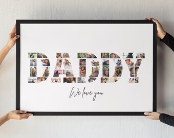 Collage de fotos personalizado para papá – Regalo del Día del Padre (Digital)