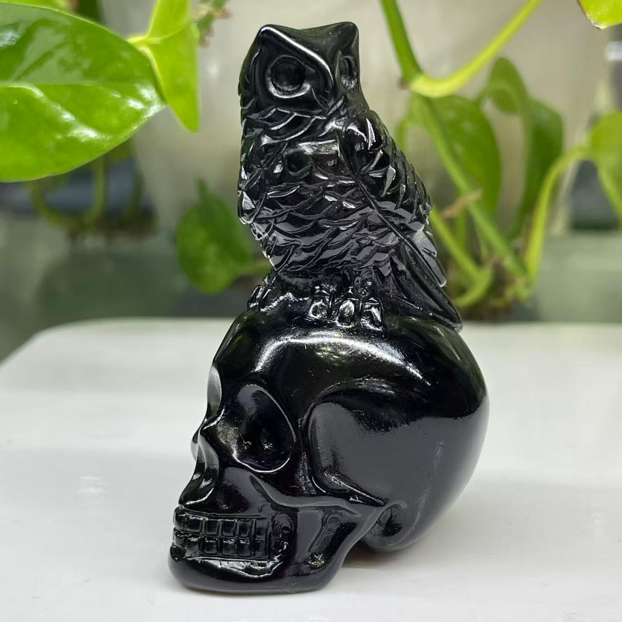 石のフクロウ - Etsy 日本