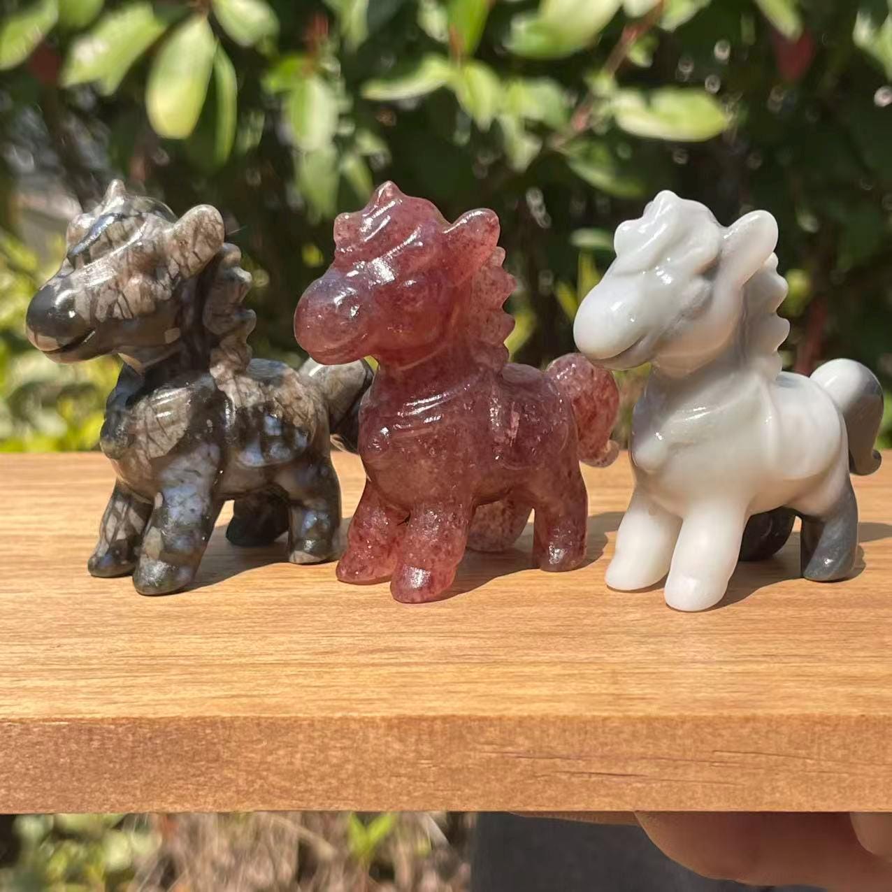 石の馬の置物 - Etsy 日本