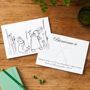 carte de bienvenue pour naissance