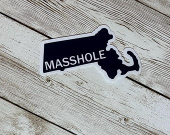 Masshole Sticker – Funny Massachusetts Gift - Proud Masshole Vinyl