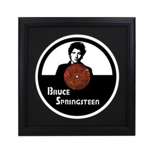 Custom Bruce Springsteen Die Cut Record - Home Decor, Retro Album Decor, Wall Art, The Boss, Rock N Roll, Born To Run, Americana, Home Decor