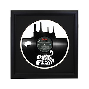 Custom Pink Floyd Die Cut Record - Home Decor Retro Album Decor Wall Art 3D Art Dark Side of the Moon Roger Waters David Gilmour Money Time