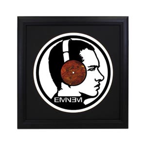 Aangepaste Eminem gestanste plaat - woondecoratie, retro albumdecor, muurkunst, slim Shady, hiphopkunst, rapgod, zonder mij, verlies jezelf