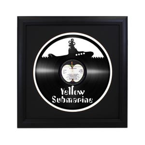 Custom The Beatles Die Cut Record Rock N Roll Art Original Viny Retro Decor Gift Ideas Yellow Submarine Rubber Soul Let it Be White Album