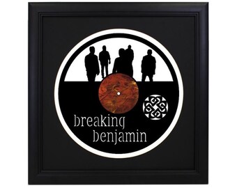 Custom Breaking Benjamin Die Cut Record - Home Decor, Retro Album Decor, Wall Art, Hard Rock, Alternative, Post Grunge, Wall Decor
