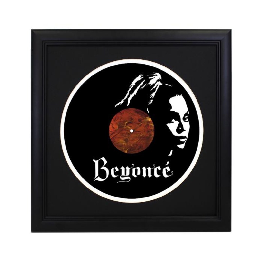Custom Beyonce Die Cut Record - Hip Hop, Home Decor, Retro Album Decor ...
