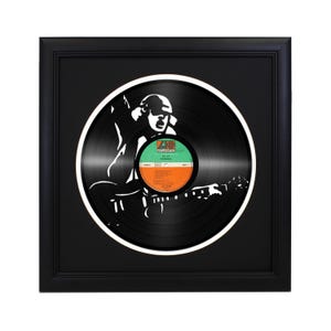 AC/DC ダイカット レコード - アンガス・ヤング ギター、バック・イン・ブラック、ギター・ヒーロー、ハイウェイ・トゥ・ヘル、TNT、ロックンロール