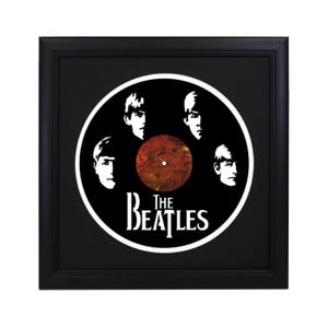 Custom The Beatles Die Cut Record - Home Decor, Retro Album Decor, Wall Art, 3D Music Art, Sgt Peppers Yellow Submarine White Album Fab four